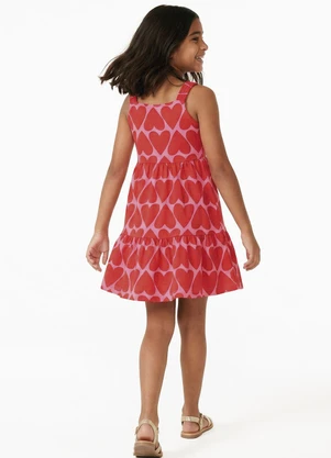 Fakini - Vestido Menina Vermelho - FAKINI