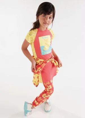 Lilica Ripilica - Vestido Menina Vermelho - LILICA RIPILICA