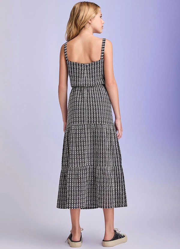 I Am - Vestido Midi de Laise Preto 2