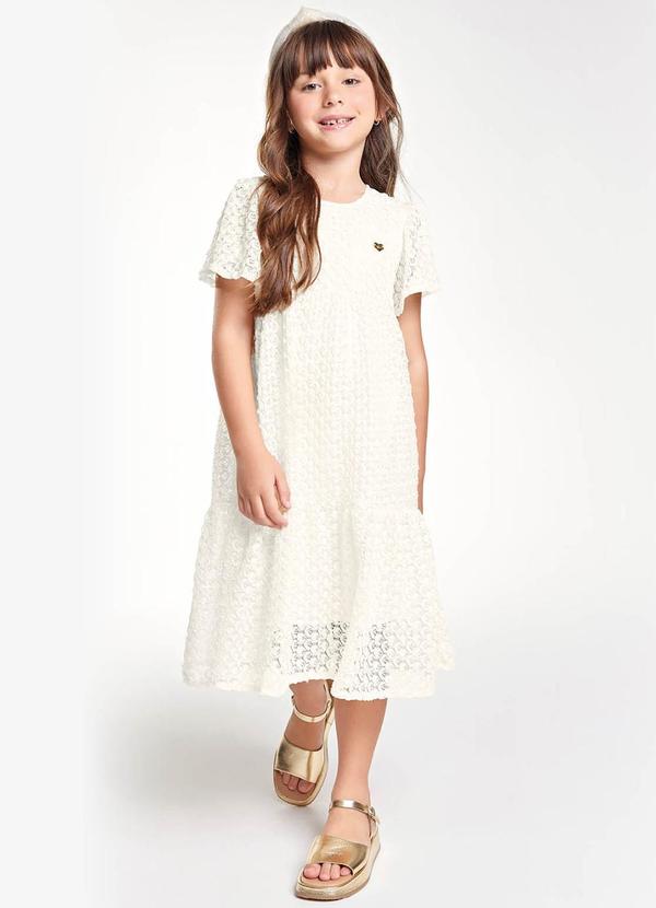 Trick Nick - Vestido Midi Infantil Bege