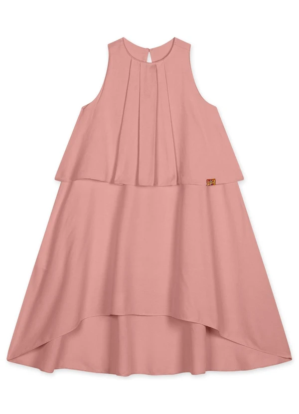 Lilica Ripilica - Vestido Midi Infantil Feminino Rosa 2