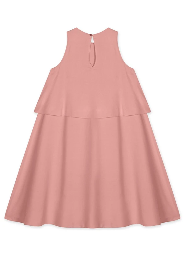 Lilica Ripilica - Vestido Midi Infantil Feminino Rosa 3