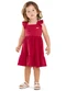 Colorittá - Vestido Midi Infantil Menina Laise Vermelho - variação: Vermelho
