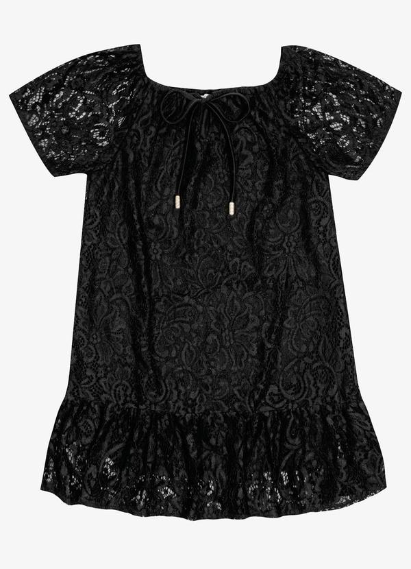 Trick Nick - Vestido Midi Infantil Preto 3