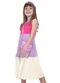 Trick Nick - Vestido Midi Infantil Rosa - variação: Rosa
