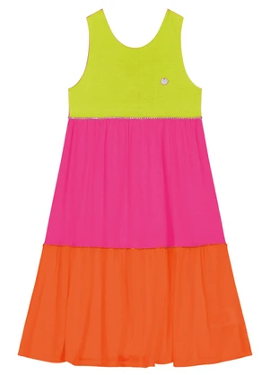 Trick Nick - Vestido Midi Infantil Verde - TRICK NICK