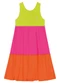 Trick Nick - Vestido Midi Infantil Rosa - variação: Verde