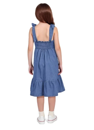 Fkn Play Denim - Vestido Midi Jeans Medio - FKN PLAY DENIM