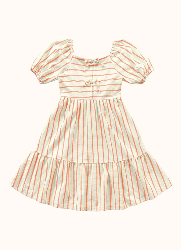Fakini Kids - Vestido Midi Laranja