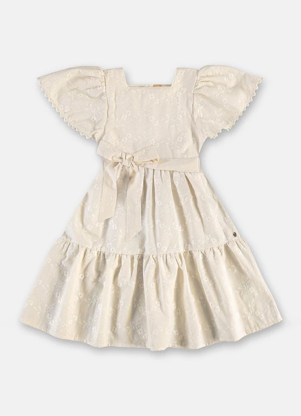 Up Baby - Vestido Midi Manga Sino Branco 2