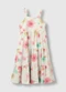Carinhoso - Vestido Mídi Marias Floral Rosa - variação: Off White