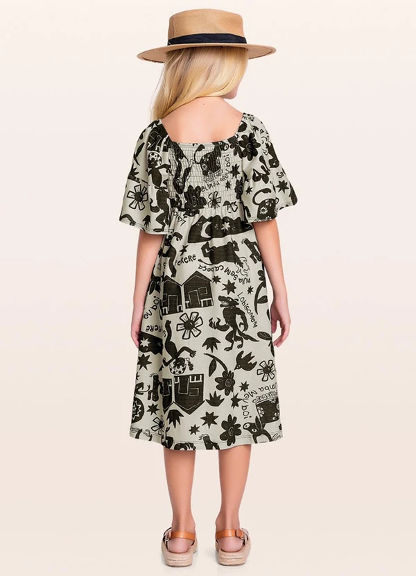 Fakini Kids - Vestido Midi Preto 2