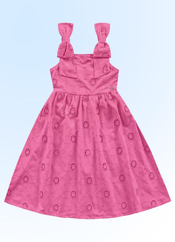 Fakini Kids - Vestido Midi Rosa