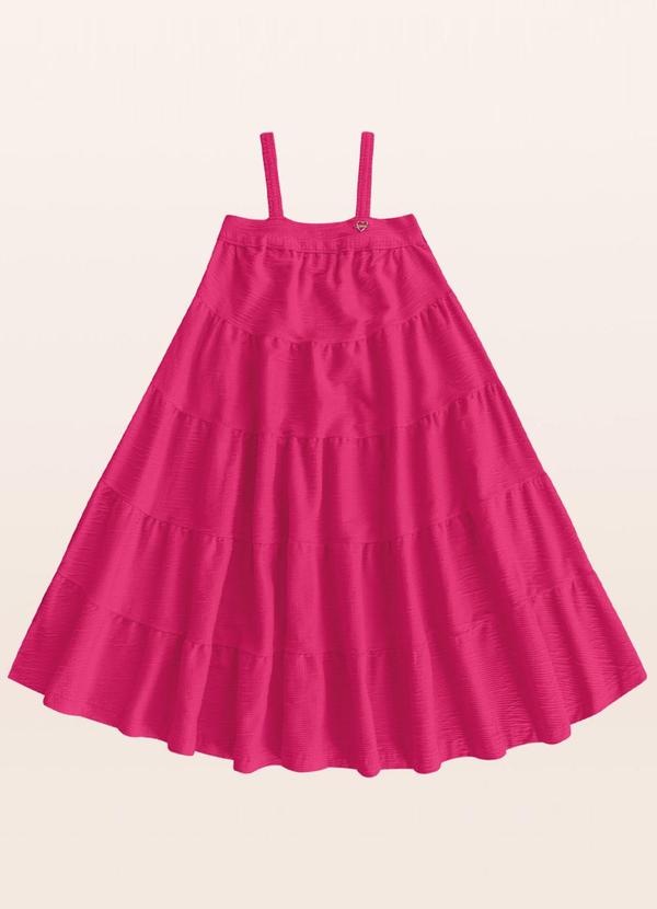 Fakini Kids - Vestido Midi Rosa