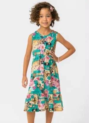 Rovi Kids - Vestido Midi Verde - ROVI KIDS