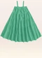 Fakini Kids - Vestido Midi Rosa - variação: Verde