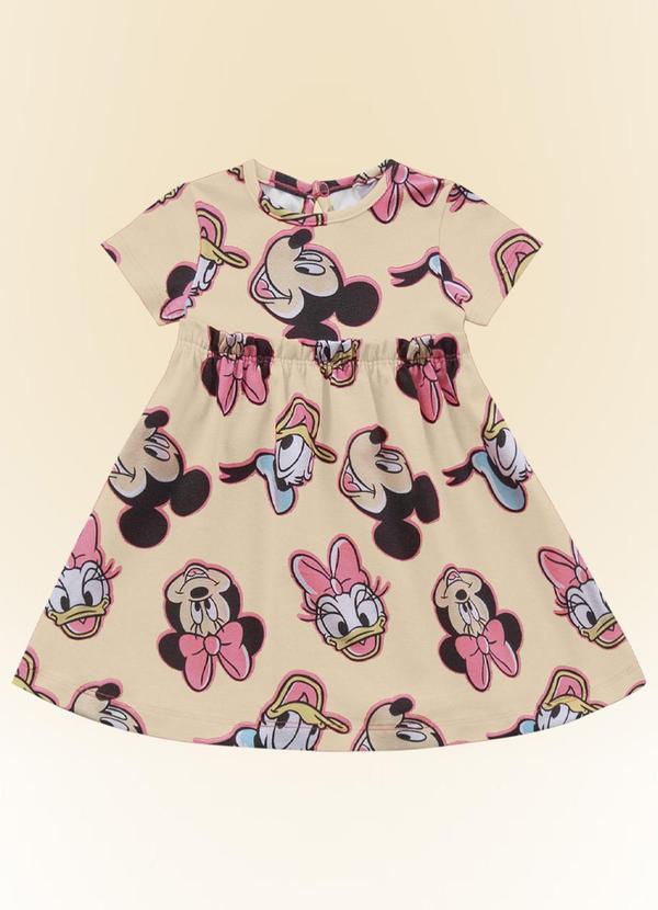 Fakini Kids - Vestido Minnie Bege 1