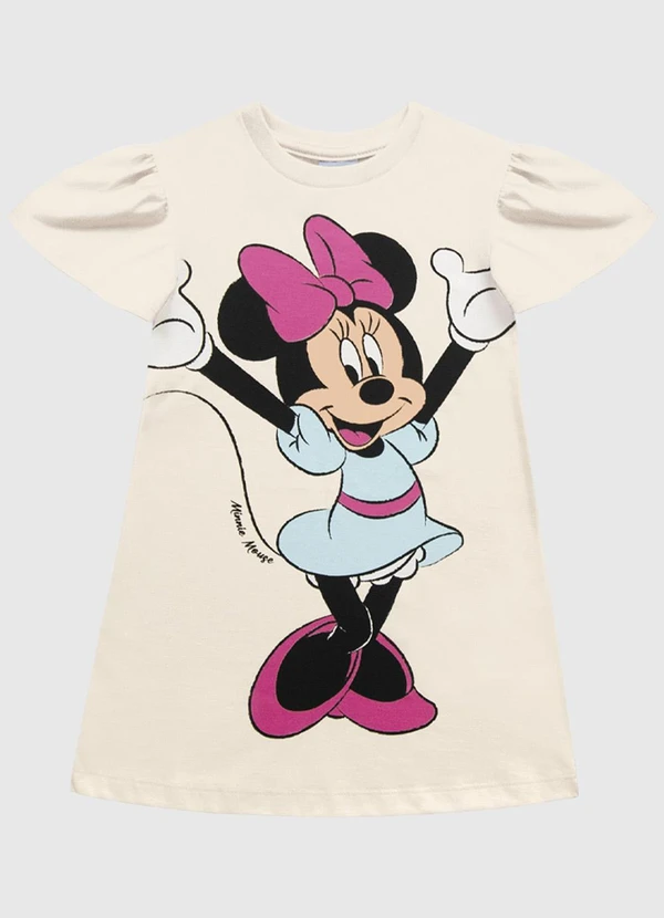 Fakini Kids - Vestido Minnie Bege 3