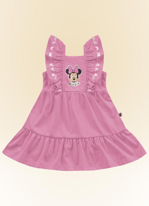Fakini Kids - Vestido Minnie Rosa
