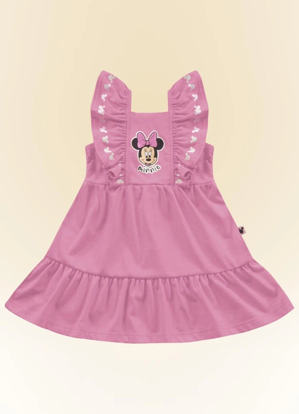 Tema Minnie Vestido Minnie Rosa Simples Rosa Charmosa Vestido