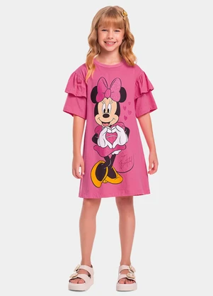 Fakini Kids - Vestido Minnie Rosa - FAKINI KIDS