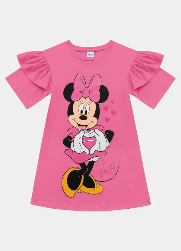 Fakini Kids - Vestido Minnie Rosa 3