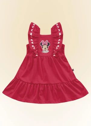 Fakini Kids - Vestido Minnie Vermelho - FAKINI KIDS