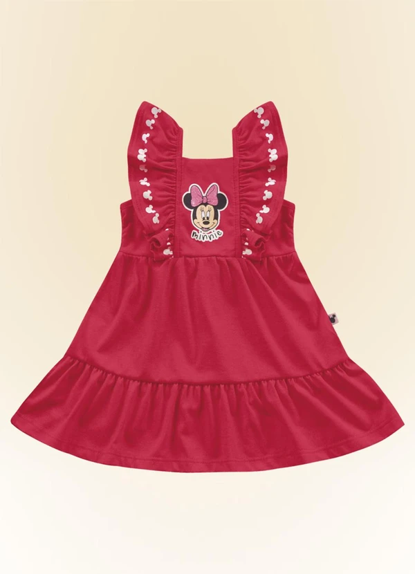 Fakini Kids - Vestido Minnie Vermelho