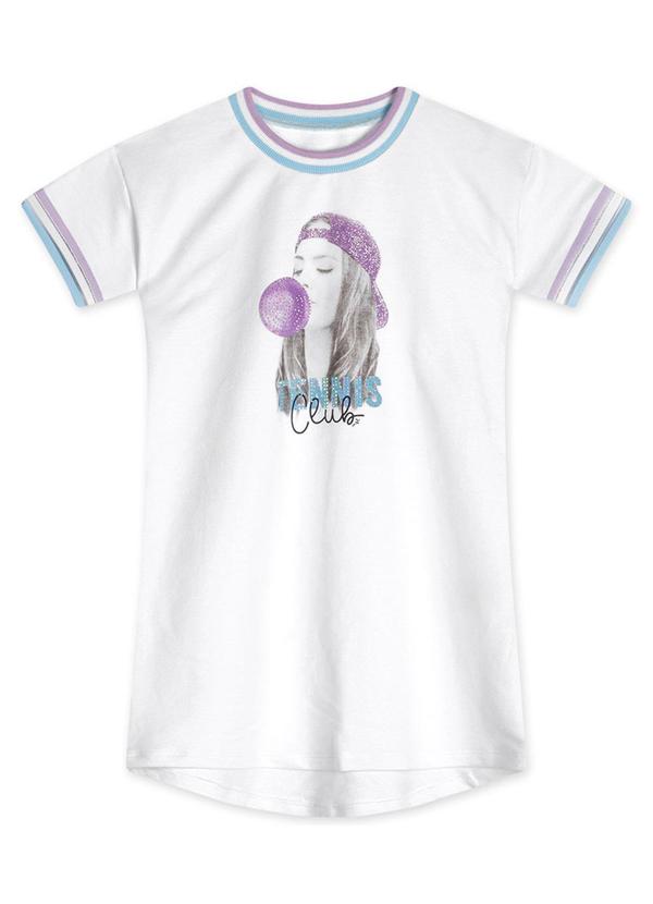 Marisol - Vestido Moletom Menina Branco