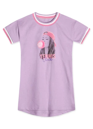 Marisol - Vestido Moletom Menina Lilás - MARISOL