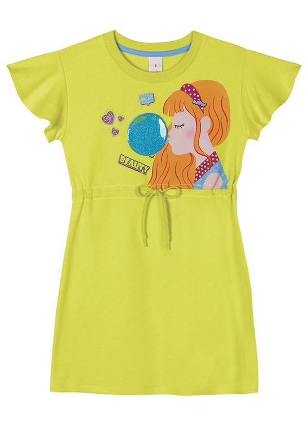 Marisol - Vestido Moletom Menina Verde