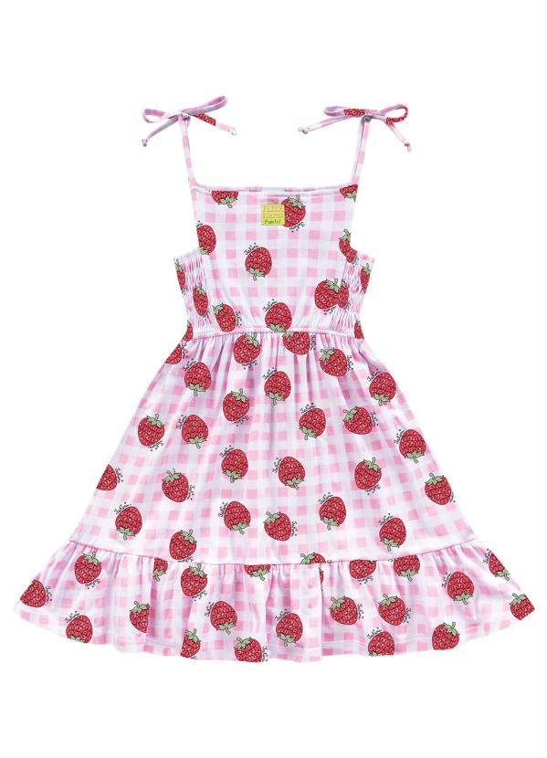 Fakini Kids - Vestido Morangos Estampado 3