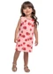 Bee Loop - Vestido Morangos Infantil Rosa - variação: Rosa