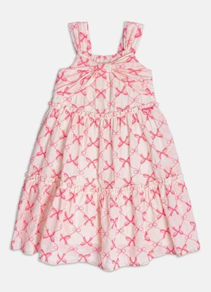 Momi - Vestido Off de Laise com Laço - MOMI