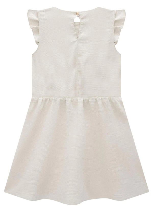 Carinhoso - Vestido Off White Curto Godê 2