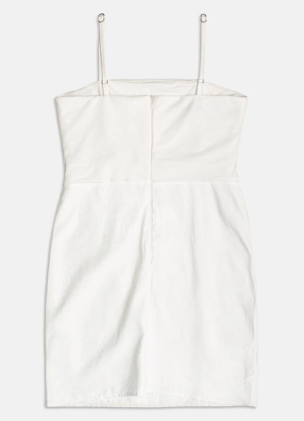 I Am - Vestido Off White de Tule com Strass Off White 4