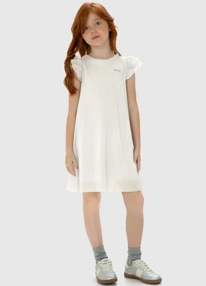 Carinhoso - Vestido Prata Evasê Plissado - CARINHOSO