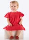 Up Baby - Vestido para Bebê em Laise Vermelho - variação: Vermelho