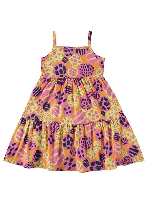 Bee Loop - Vestido para Menina Laranja 2