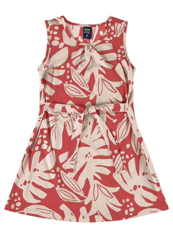 Bee Loop - Vestido para Menina Vermelho