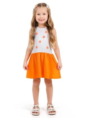Tink Bink - Vestido Parte Superior RibanaLaranja - TINK BINK