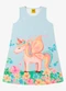 Rovi Kids - Vestido Poly Flex Touch Cotton Vestido Azul - variação: Azul