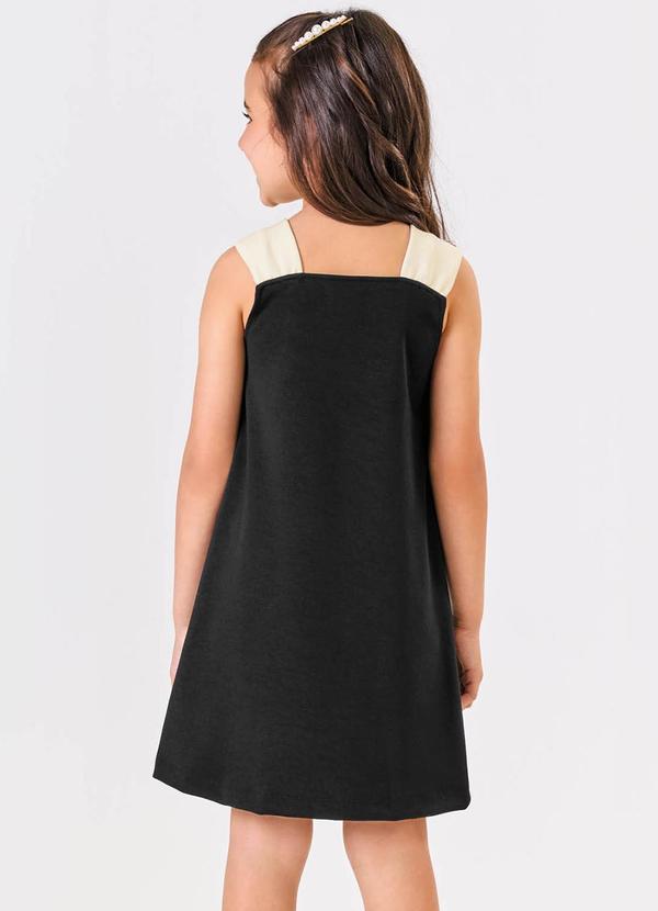 Trick Nick - Vestido Ponto Roma Laço Preto 2