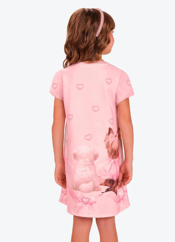 Trick Nick - Vestido Ponto Roma Rosa 2