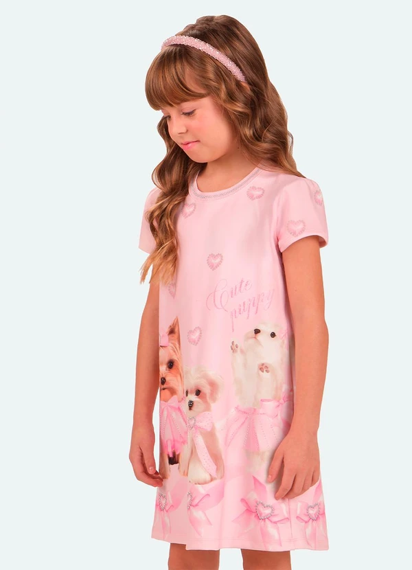 Trick Nick - Vestido Ponto Roma Rosa 4
