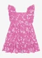 Trick Nick - Vestido Popeline Floral Bordado Rosa - variação: Rosa