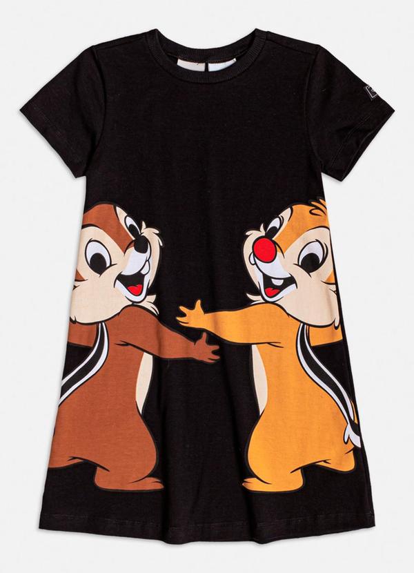 Momi - Vestido Preto do Tico e Teco Preto