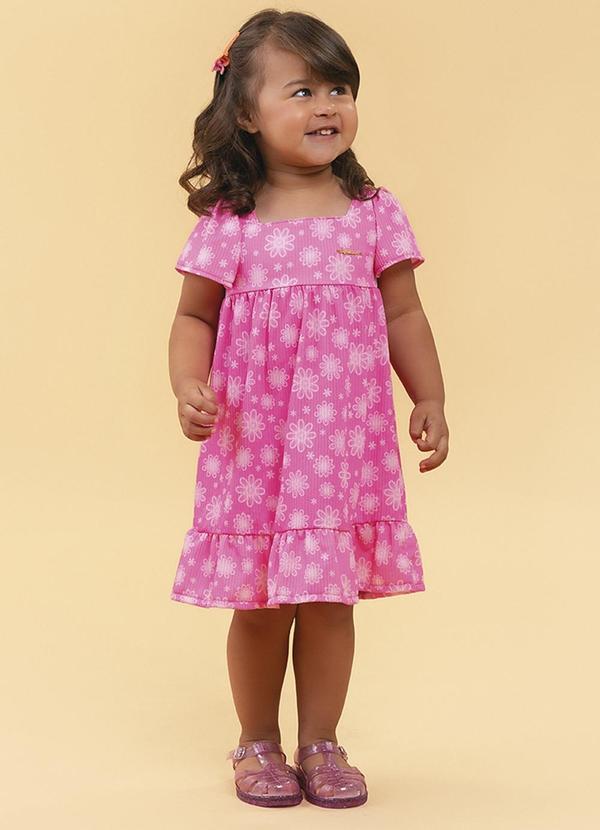 Soft Bonni - Vestido Primeiros Passos Rosa