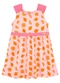 Duduka - Vestido Estampa Rotativa Flores sem Mangas Bege - variação: Rosa