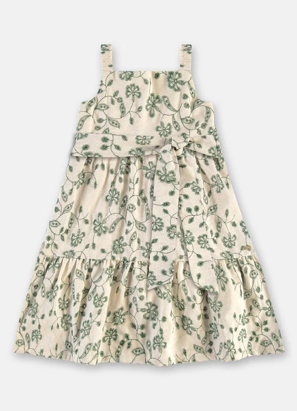 Up Baby - Vestido Regata Alças Forro Verde 2